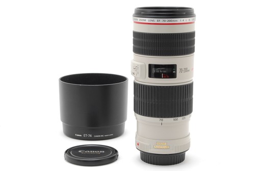 TESTED[NEAR MINT] Canon EF 70-200mm f/4 L IS USM Telephoto Zoom Lens From JAPAN