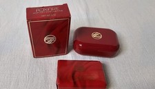Avon Foxfire Gift Soap with Case New Old Red Travel Soap Case Scented Vintage