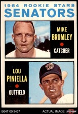 1964 Topps #167 Lou Piniella / Mike Brumley Senators RCs RC 5 - EX