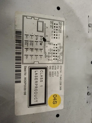 5P0035186 Sistema Audio/Radio Cd para SEAT LEON (1P1) FR 2010 188738 - Imagen 5 de 9