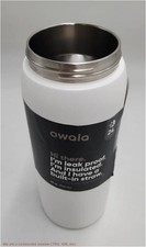 Owala Free Sip 32oz Stainless Steel Water Bottle - Sleek READ DESCRIPTION