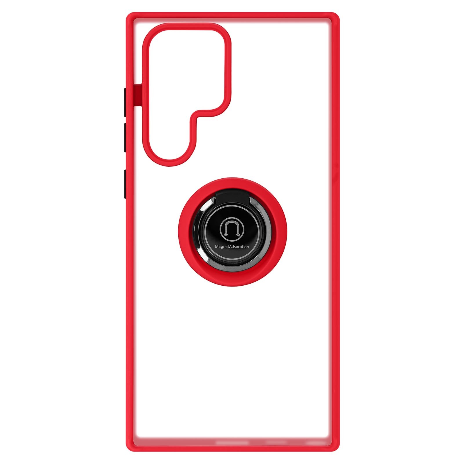 Coque Galaxy S22 Ultra Rouge Anti-glisse Protège Objectif Photo