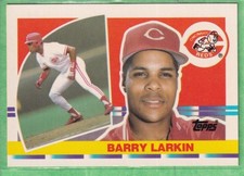 1990 Topps Big #189 Barry Larkin Cincinnati Reds (D* on Back)