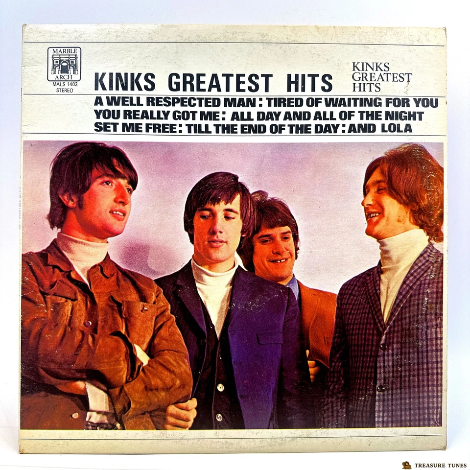 The Kinks – Kinks Greatest Hits Vinyl (LP, Compilation) MALS 1403 - Image 2 of 4