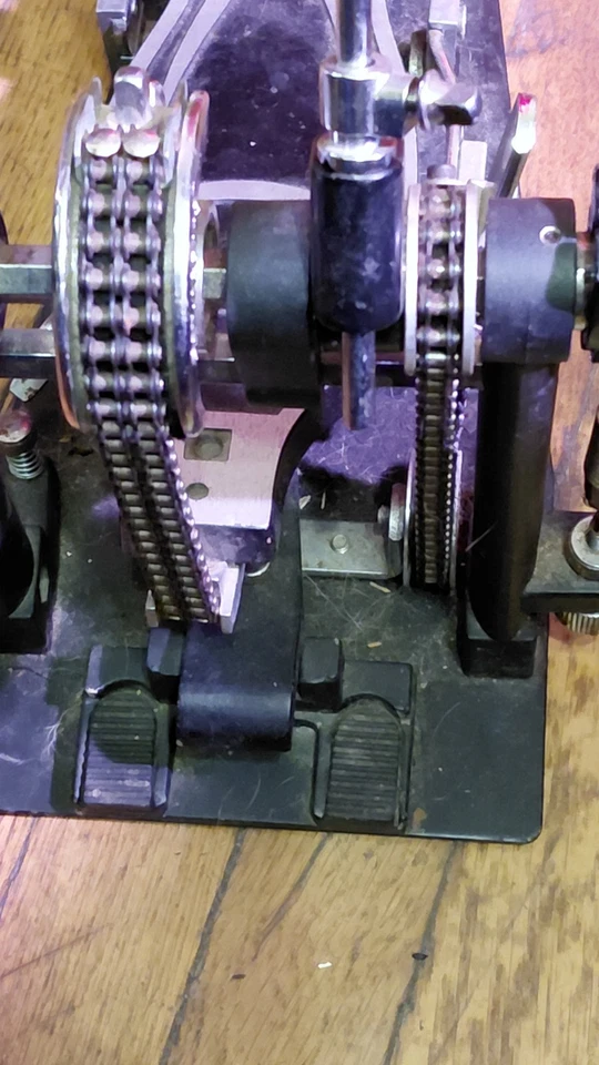 Double Bass Drum (dual beaters) toe heel design Duallist style, Bass Drum Pedal - Image 3 of 4