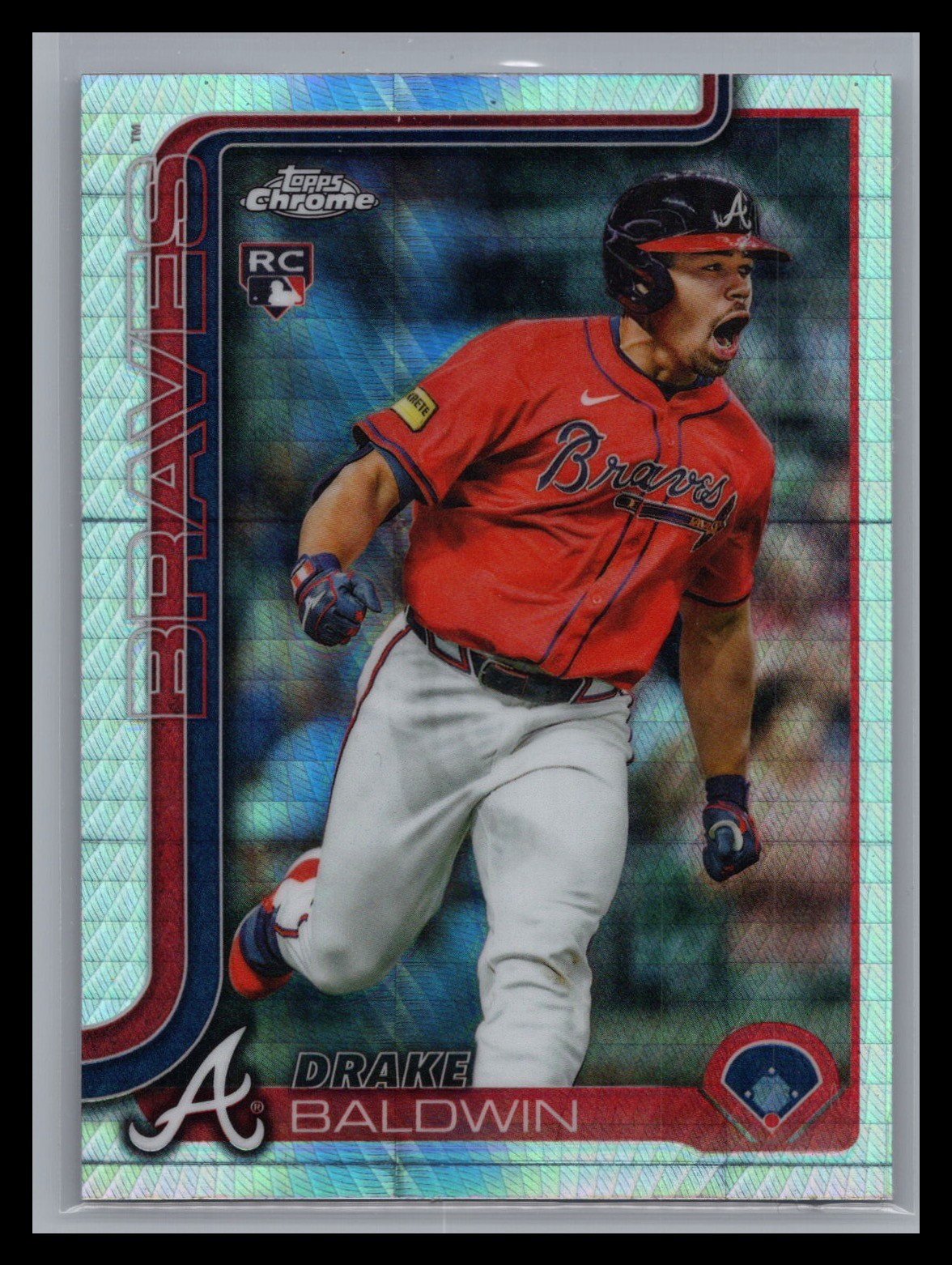 2025 Topps Chrome Update #USC96 Drake Baldwin Prism Refractor Rookie RC NL ROY