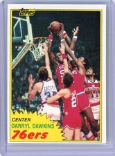 1981-82 Topps - Darryl Dawkins #29 Philadelphia 76ers Basketball Card