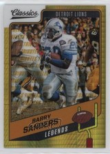 2021 Classics H2 Premium Edition Gold Timeless Tributes 7/99 Barry Sanders 1q7