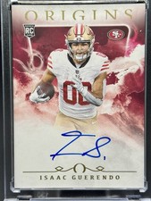 2024 Panini Origins Isaac Guerendo Rookie On Card 49ers