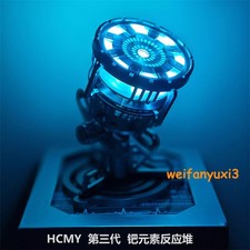 HCMY Marvel Iron Man 1/1 3Generations Arc Reactor LED Light MK5 Light Prop Toy