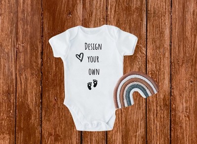 Design Your Own Baby Grow We Offer 3 Sizes Brand New Any Design Printed