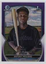 2023 Bowman Chrome Prospects Purple Refractor 182/250 Antony Peguero #BCP-62 s3g