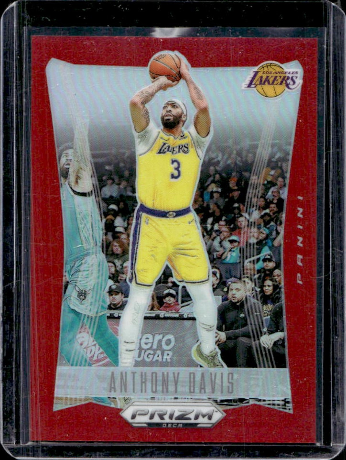 2023-24 Prizm Deca Anthony Davis Red #/199 Lakers