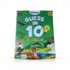 Skillmatics Guess in 10 Animal Planet Card Game Family Game 2-6 Players Sealed