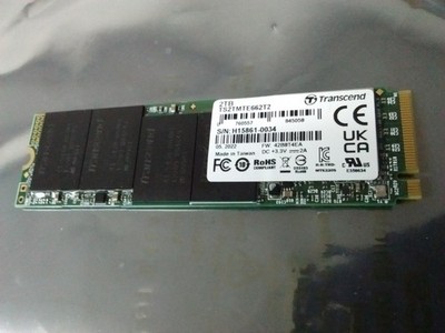 Transcend 2TB NVMe  M.2 2280 Gen 3.0 x4, NVMe 1.3 65% Life, 100% Tested
