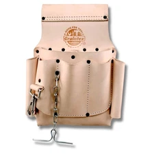Graintex ET2199 Electrician Leather Tool Pouch, Top Grain, Durable Tool Bag