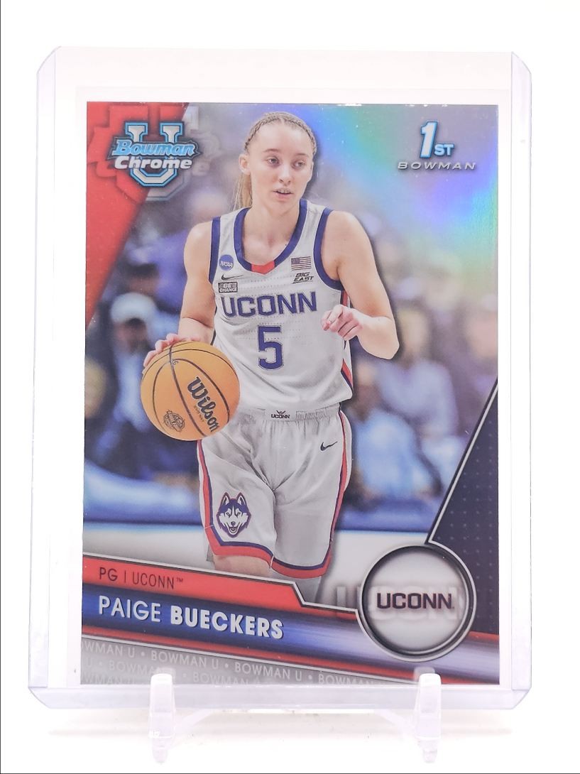 PAIGE BUECKERS 2023-24 BOWMAN UNIVERSITY CHROME 1ST REFRACTOR B Q0902