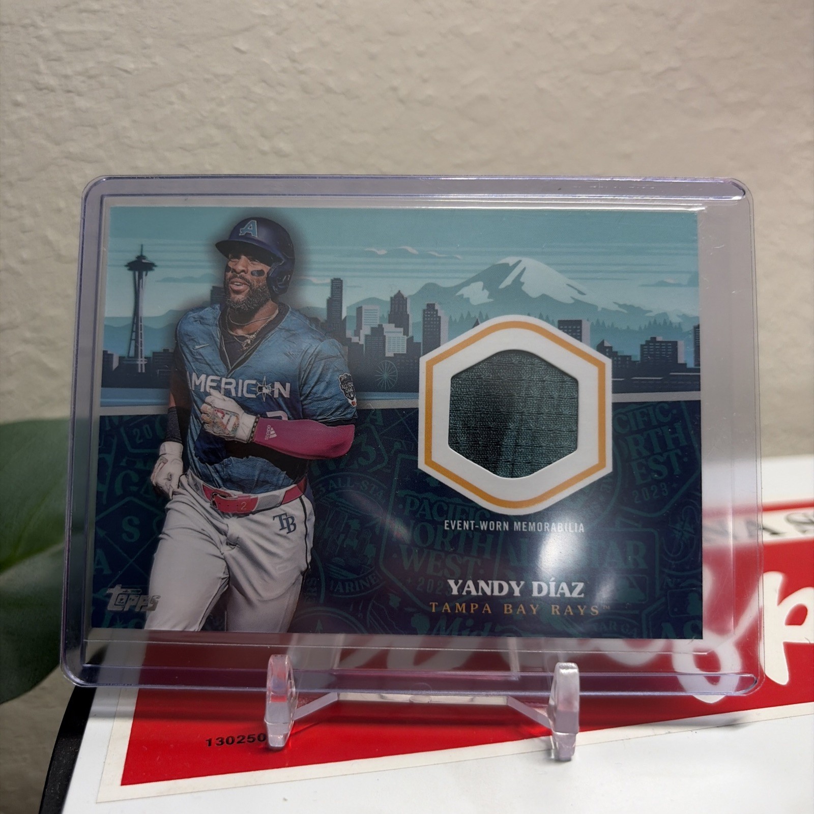 Topps 2023 Update Series Yandy Diaz Rays All-Star Stitches Relic #ASR-YD