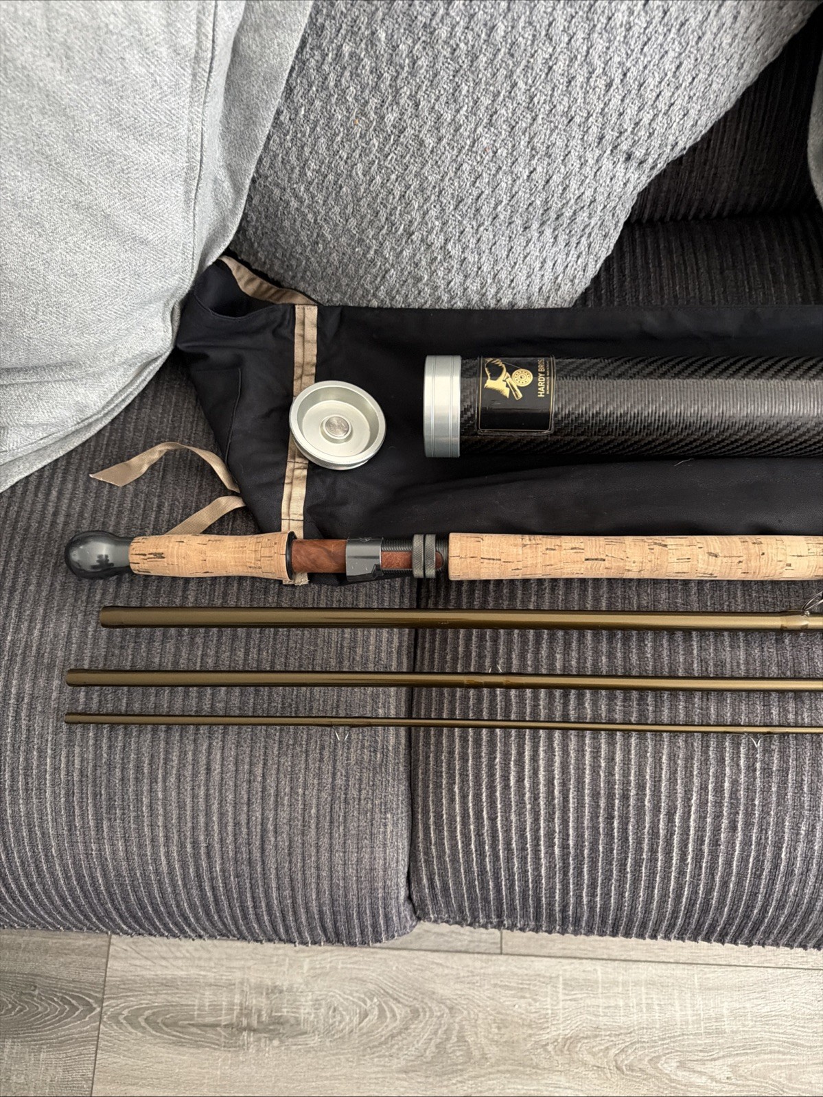 Hardy Artisan Sintrix 15 Ft 4 inches line 10 # double hander 