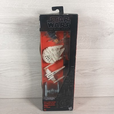 Star Wars Das Erwachen der Macht Black Series Titan Die-Cast 4er Set Neu in OVP