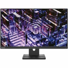 Lenovo 63ECGAR2US ThinkVision E24q-30 24" WQHD Monitor Raven Black
