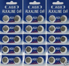 30 AG8 LR1120 391 LR55 1.5 Volt Alkaline Cell Watch Batteries Ships From USA