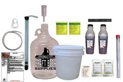 #ad HomeBrewStuff One Gallon Hard Cider Starter Equipment Kit Apple with Recipe $84.99