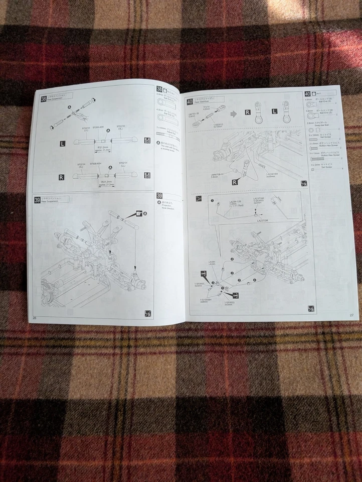 MANUALE ISTRUZIONI MONTAGGIO KYOSHO LAZERZX7 LAZER ZX 7 ORIGINALE AUTO RC - Immagine 3 di 4