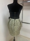 Small Black & Gold Exposed Zipper Prom Party Homecoming Dance Cocktail Dress — photo 6