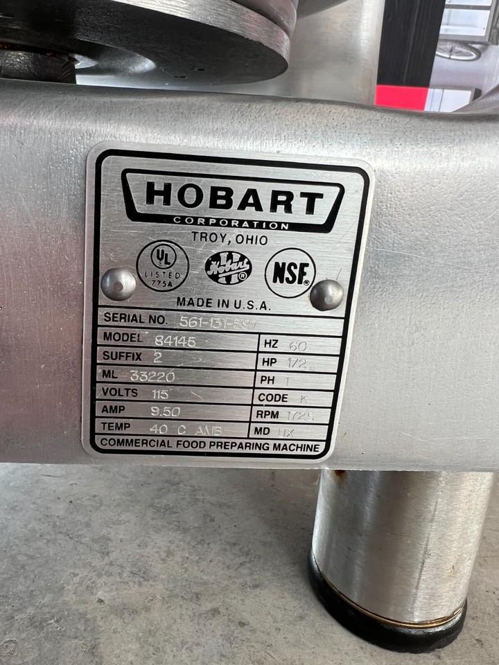 Hobart Bowl Chopper Model 84145 eBay