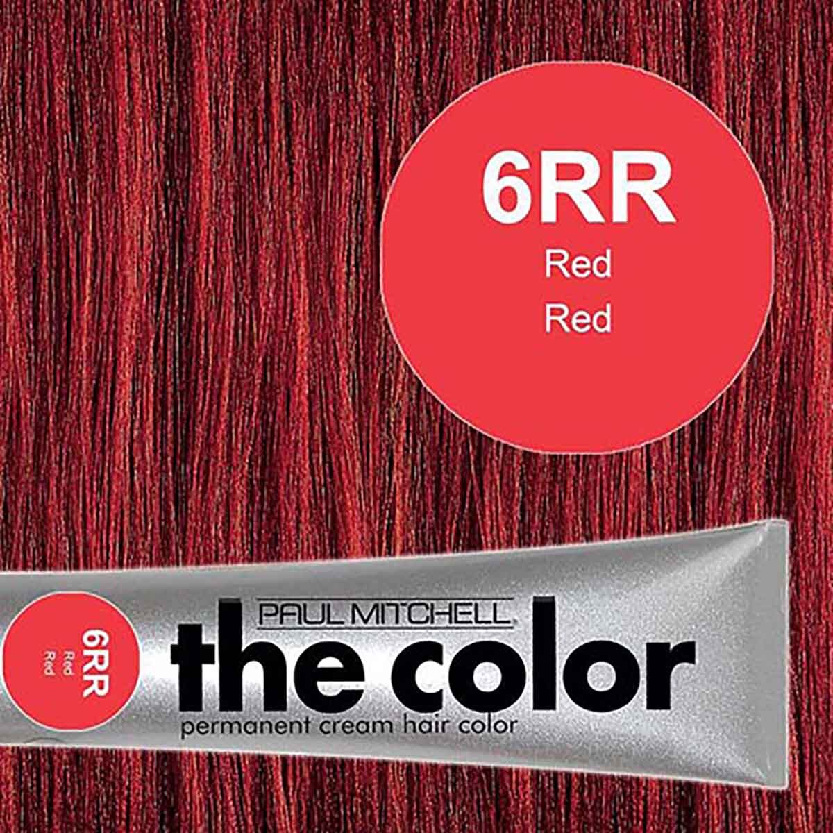 Paul Mitchell The Color 6RR Red Red Permanent Cream Hair Color 3oz
