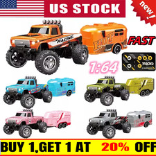 Mini RC Monster Truck USBC Rechargeable Under...