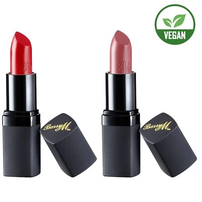 Barry M Matte Lip Paint Lipstick 178 Bombshell 179 Obsessed Black Case Brand New