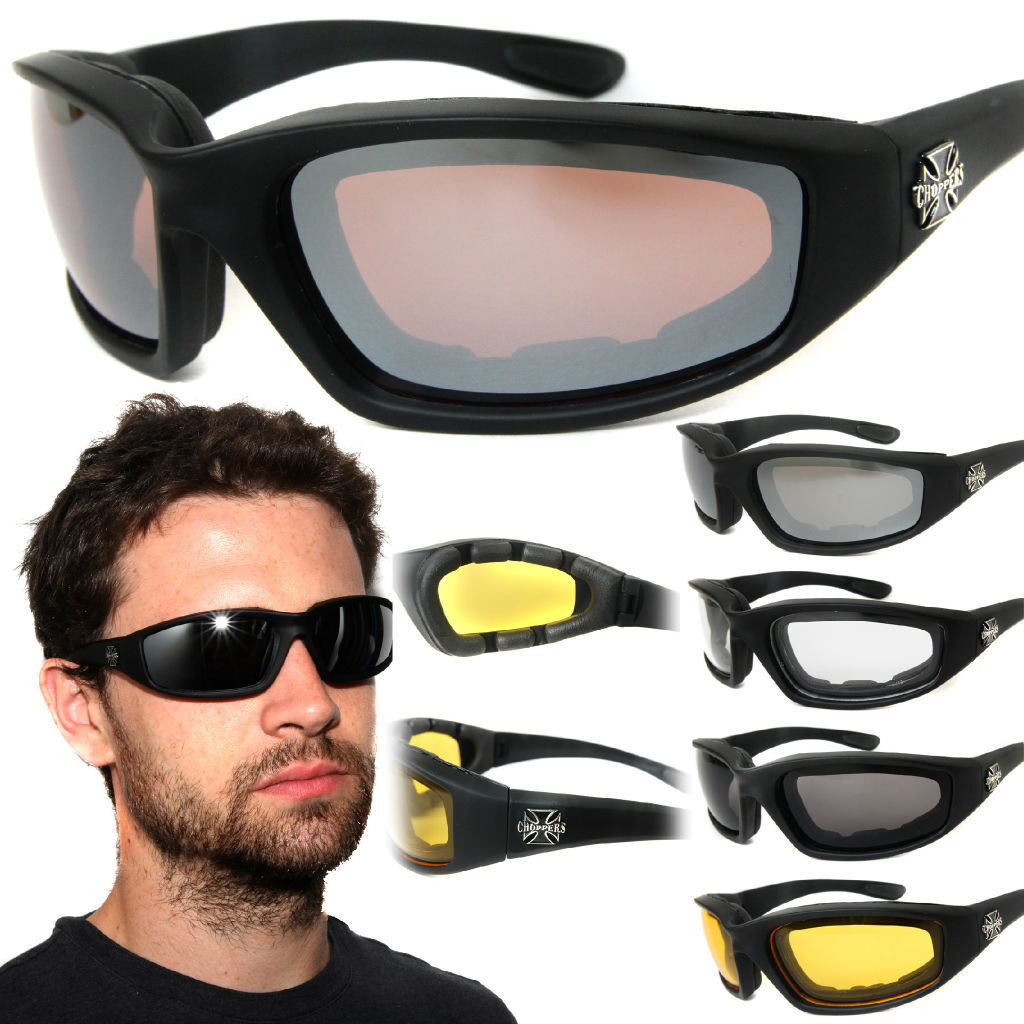 Chopper Wind Resistant Sunglasses Extreme Sports / Motorcycle Riding Glasses