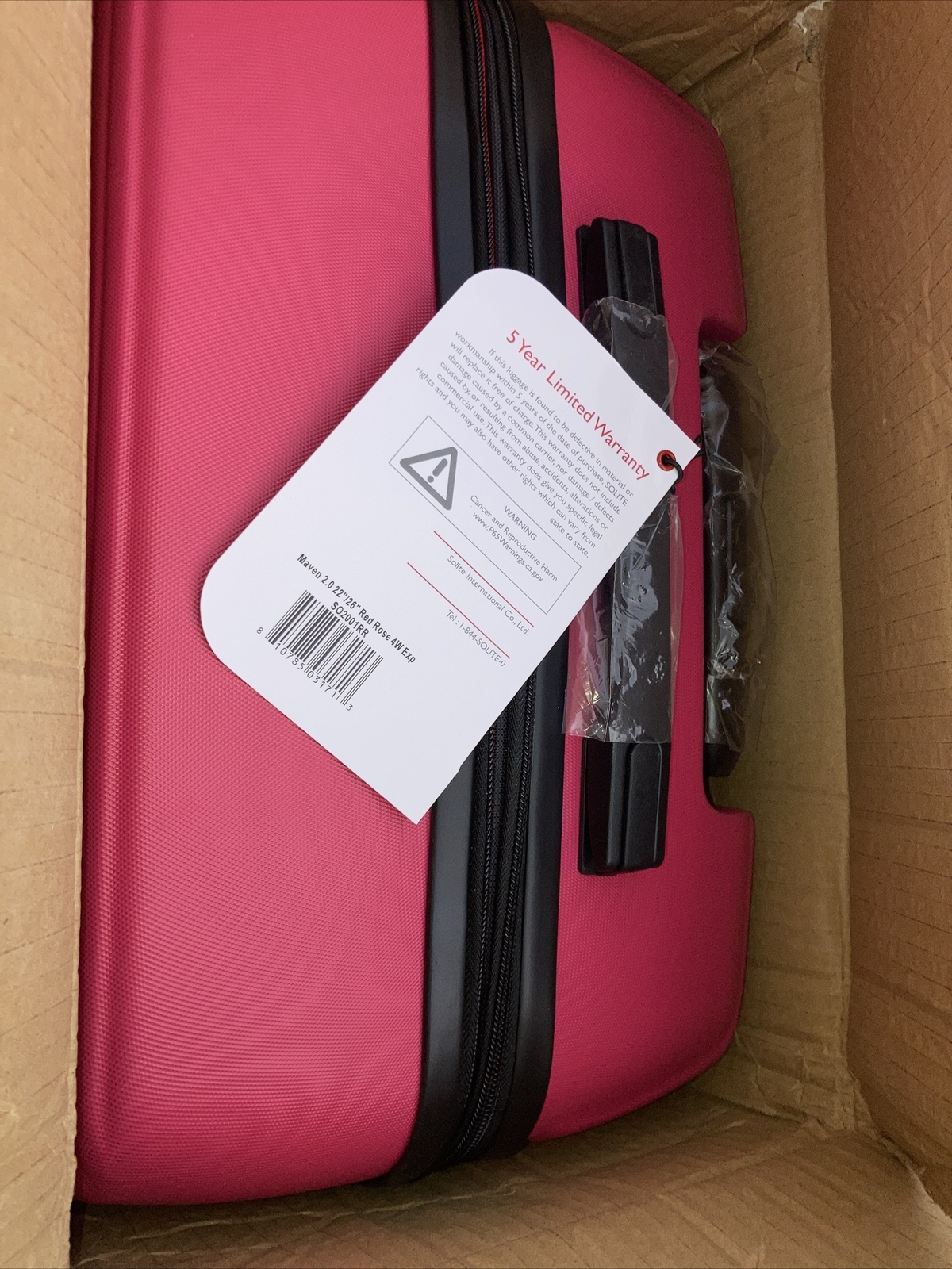 Solite Maven 2.0 Spinner  Luggage suitcase 2 piece set. 26 inch 22inch