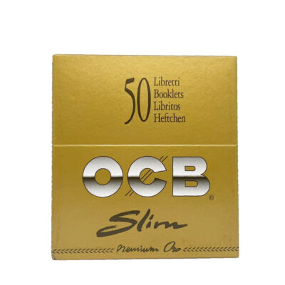 OCB GOLD KING SIZE Slim Premium One Blättchen Smoking Papers Original