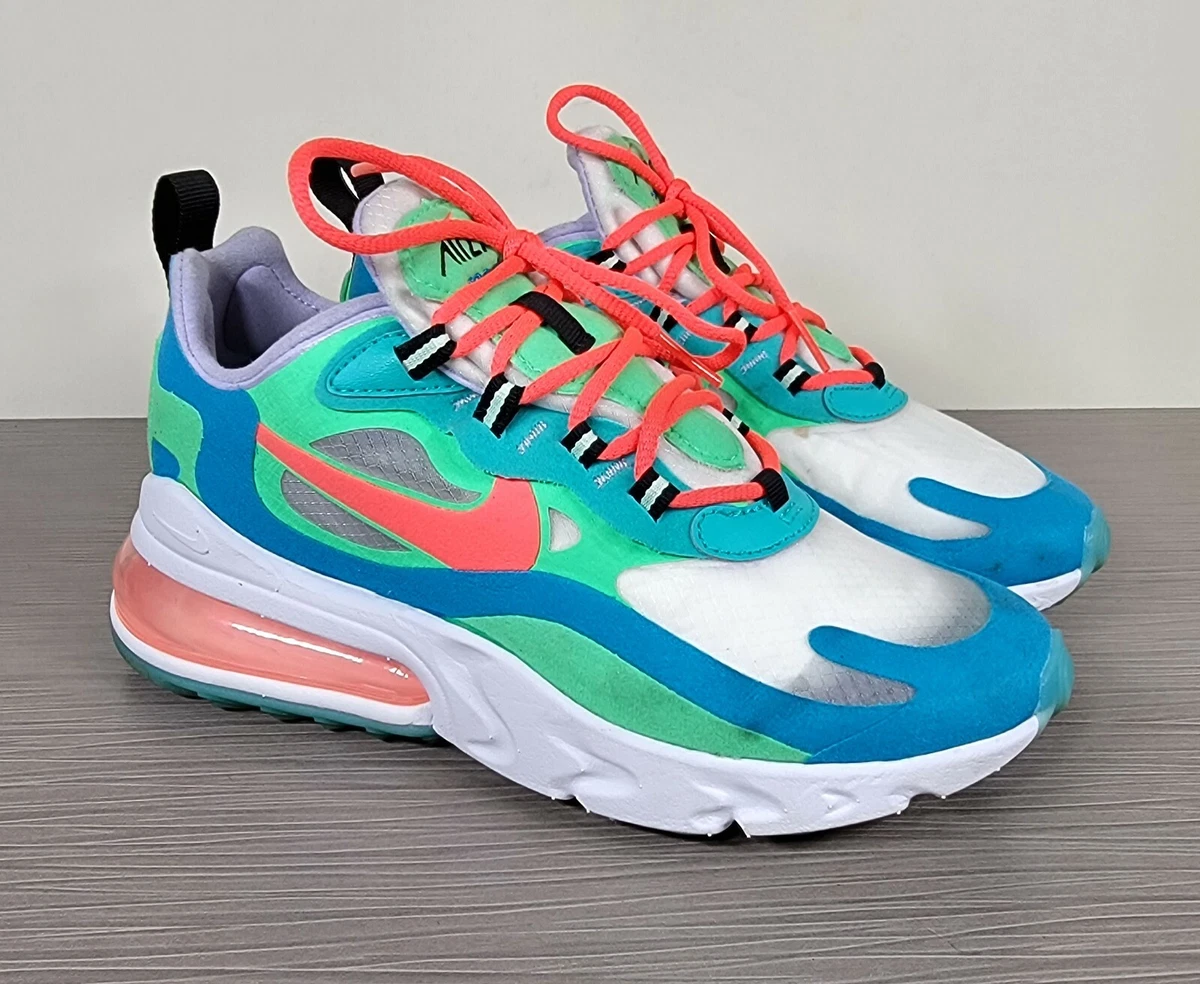 Nike Air Max 270 Electro Green Lagoon, AT6174-300, Womens Size 5.5 US / 36