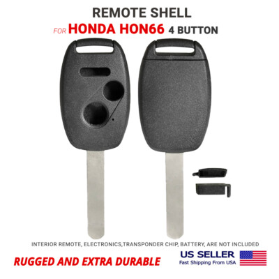 #ad Remote Head Key Shell for Honda 3 Button With Blade HON66 HO01 Clip on $9.95