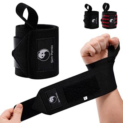    Handgelenk Bandagen 1 Paar 45cm Zughilfen Krafttraining Fitness Daumenring