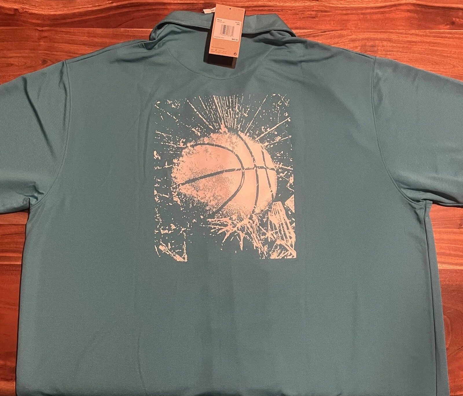 NWT, Nike Basketball Button Down Shirt, XXL, MSRP $80, Nike Dri-Fit Warm-up Polo