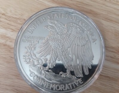 999 Fine Silver coin Lady Liberty One Troy Pound in capsule | eBay