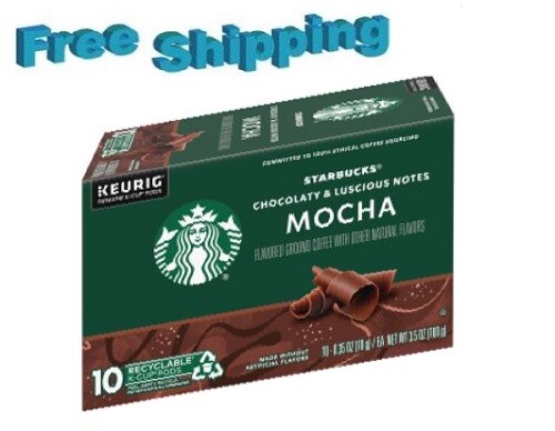 Starbucks Mocha Flavored Coffee Keurig 