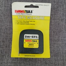 EVANSRULE 2m-6Ft.Tape Measure E6W/ Collectibl...