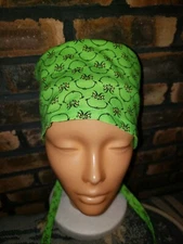 GRINCH          Handmade SURGICAL SCRUB CAPS    