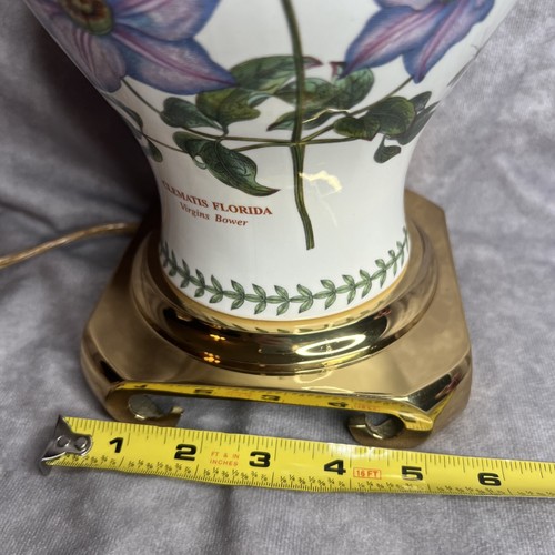 Portmeirion Botanic Garden Table Lamp Clematis Florida Pattern *READ - Picture 20 of 24
