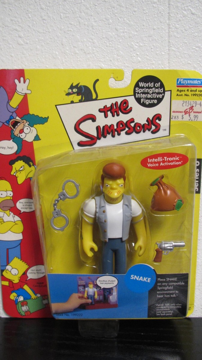 Playmates Toys The Simpsons Series 6: Snake Action Figure
