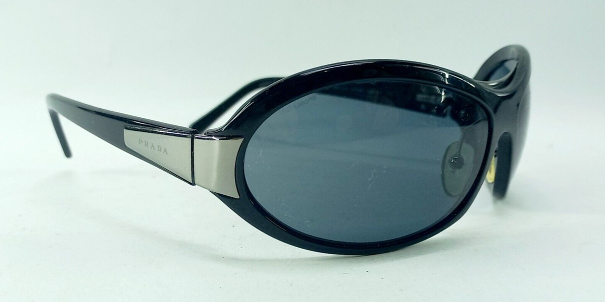 Prada SPR 10G Black Oversized Sunglasses Frames 1AB-1A1 67  display picture 1