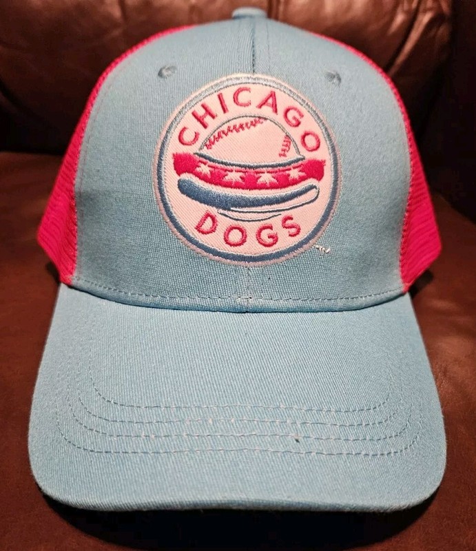  Chicago Dogs American Association 2024  SGA Adjustable Baseball Cap-New