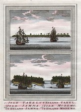 1754 New Guinea, Indonesia: Isle Takel, Isle Jamna, Isle Modemo- Islands, Bellin