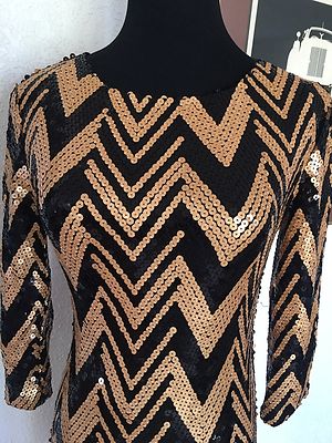 Ark & Co Black & Gold Sequin Dress Size S | eBay Ark & Co Black & Gold Sequin Dress Size S | eBay